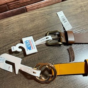 2 PAIRS OF BELTS